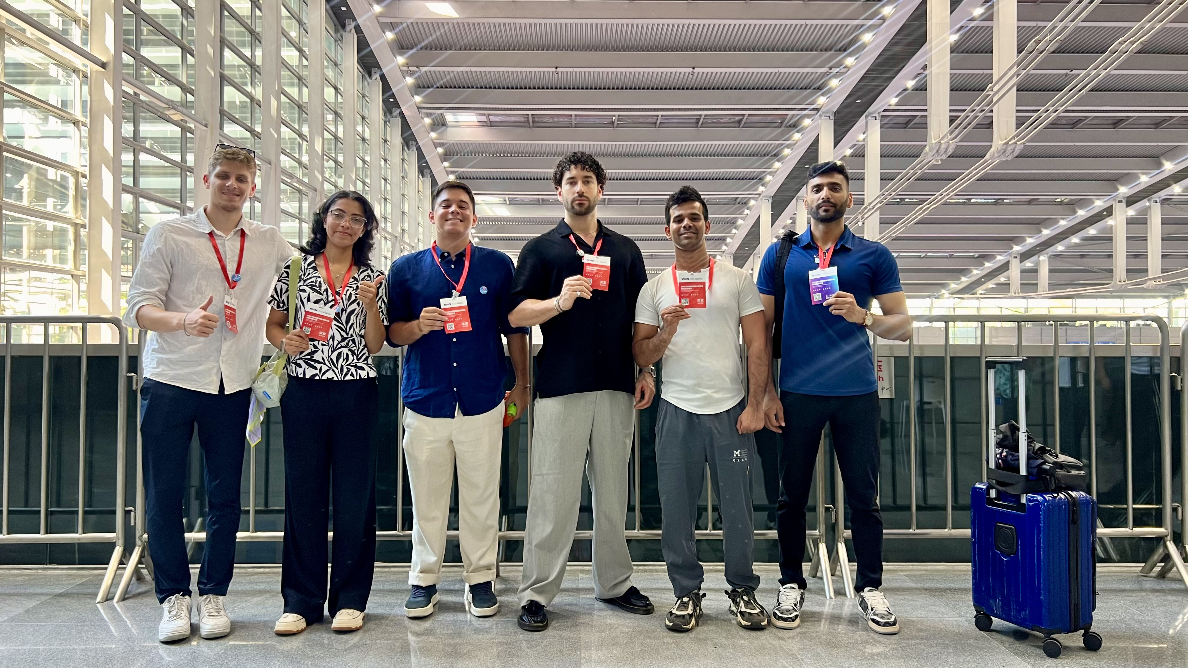 Our team arriving at the Canton Fair exhibition center in Guangzhou